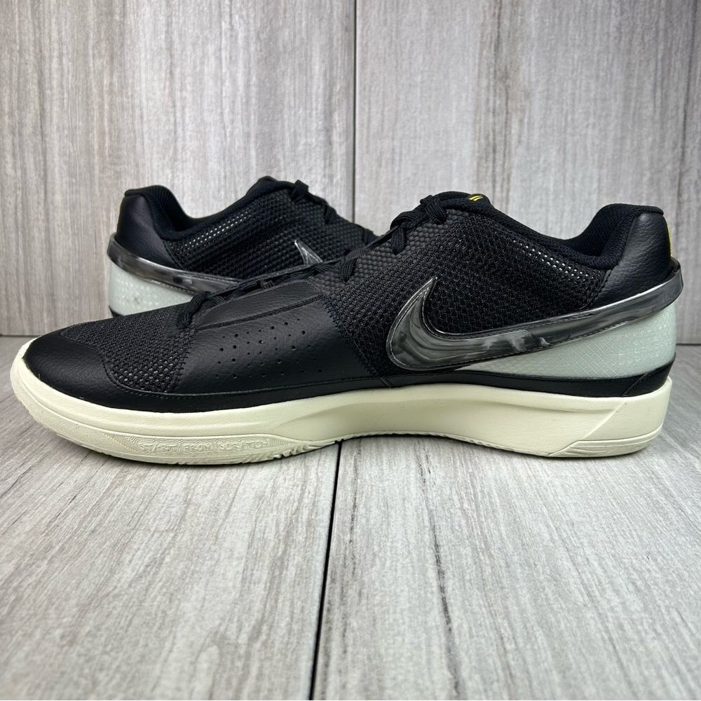 Nike Ja 1 Black Cream Athletic Basketball Sneaker Shoes dr8785-002 Men’s Size 17 - Picture 4 of 10